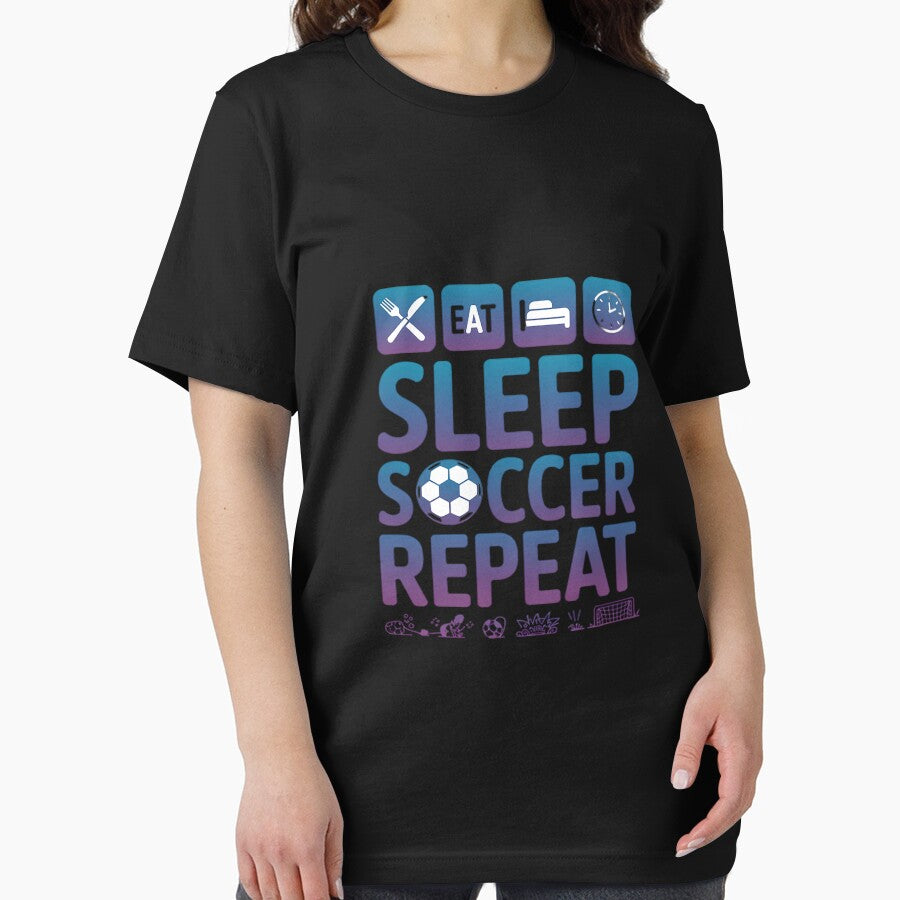 Soccer Player Eat Sleep Repeat by gerardostokes