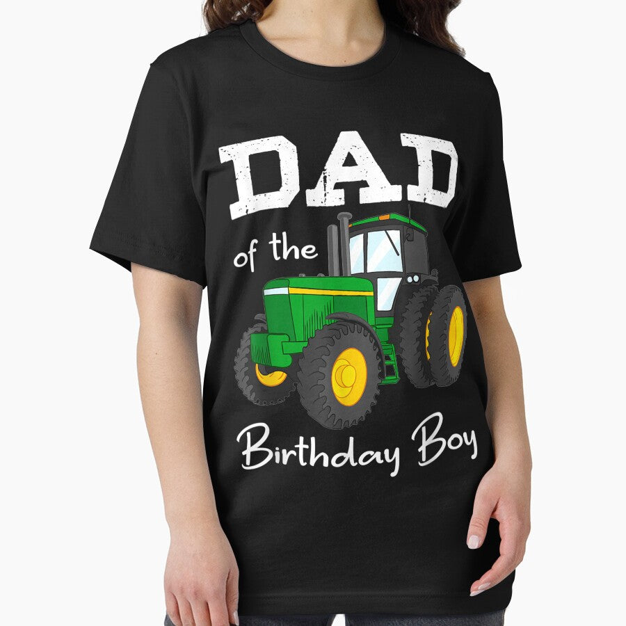 Dad Of The Birthday Boy Tractor Farm Party Tee by BlakenKart Hoodie, Sweatshirt | BlankRebels.com (Image 2)