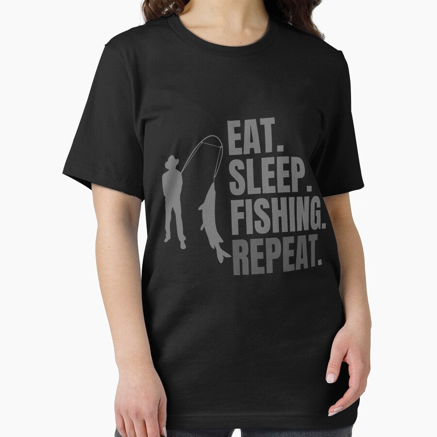 Eat sleep fishing repeat by Creativedsigna