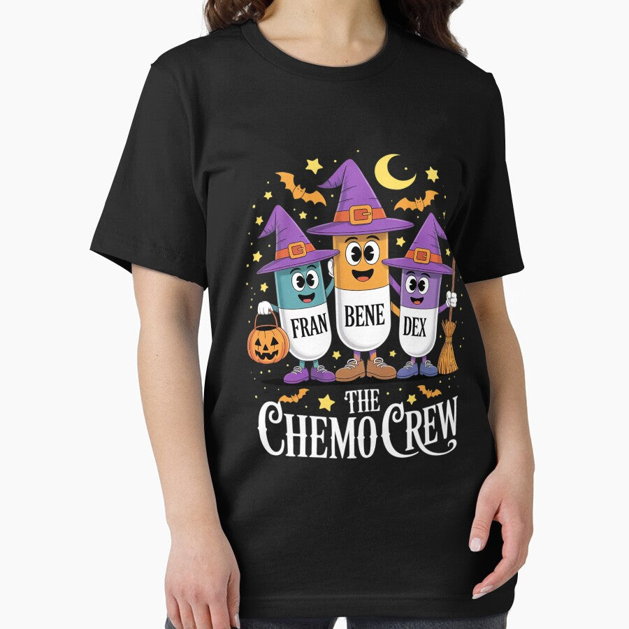 Oncology Nurse Halloween, Nurse Squad Chemo Spooky by petrichorsworld T-Shirts, Hoodie, Sweatshirt (Image 2)