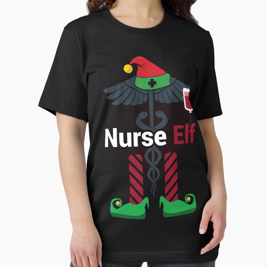 Cute Christmas Holiday Nurse Elf Shirt Ideas by q4success Hoodie, Sweatshirt | BlankRebels.com (Image 2)
