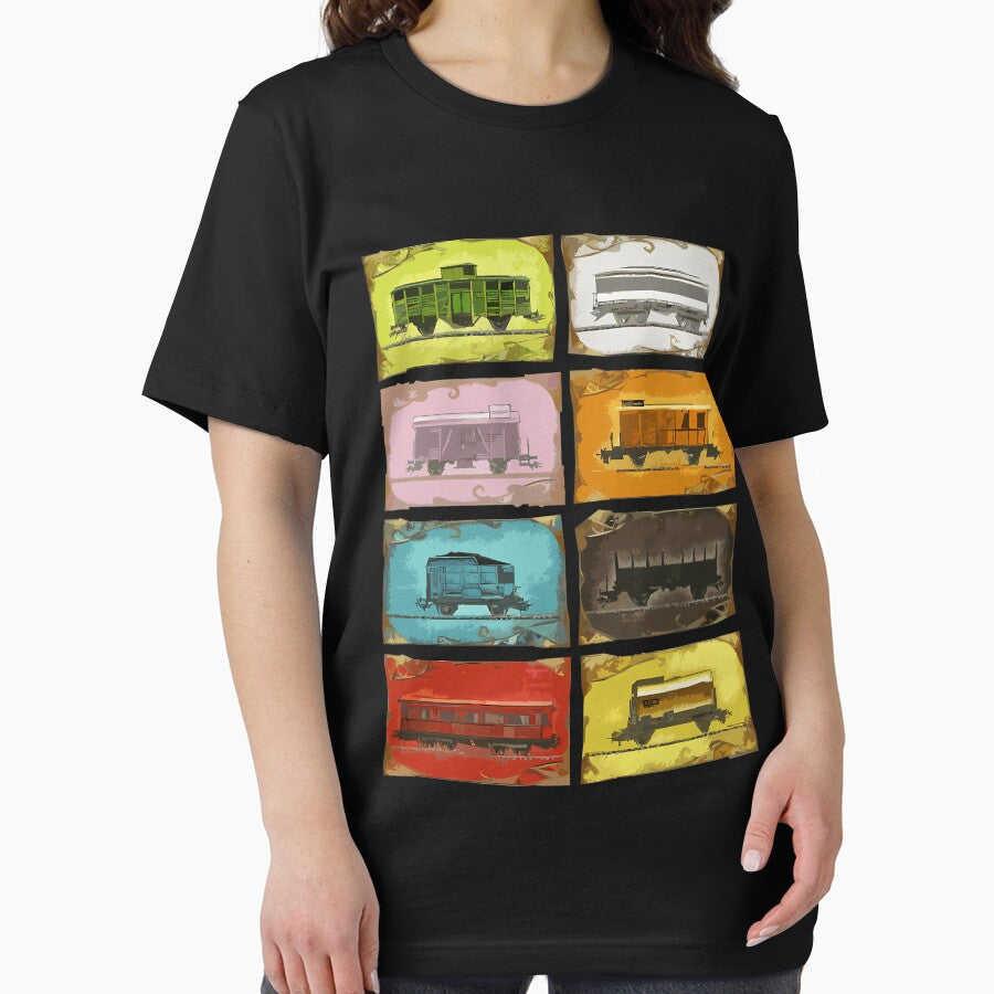 Ticket To Ride The Trains On Black by LewUpton21