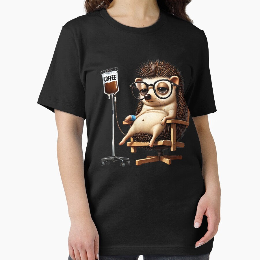 Funny Hedgehog IV Coffee Drink Animal Lover Kimberley King Art King Art T-Shirts, Hoodie, Sweatshirt