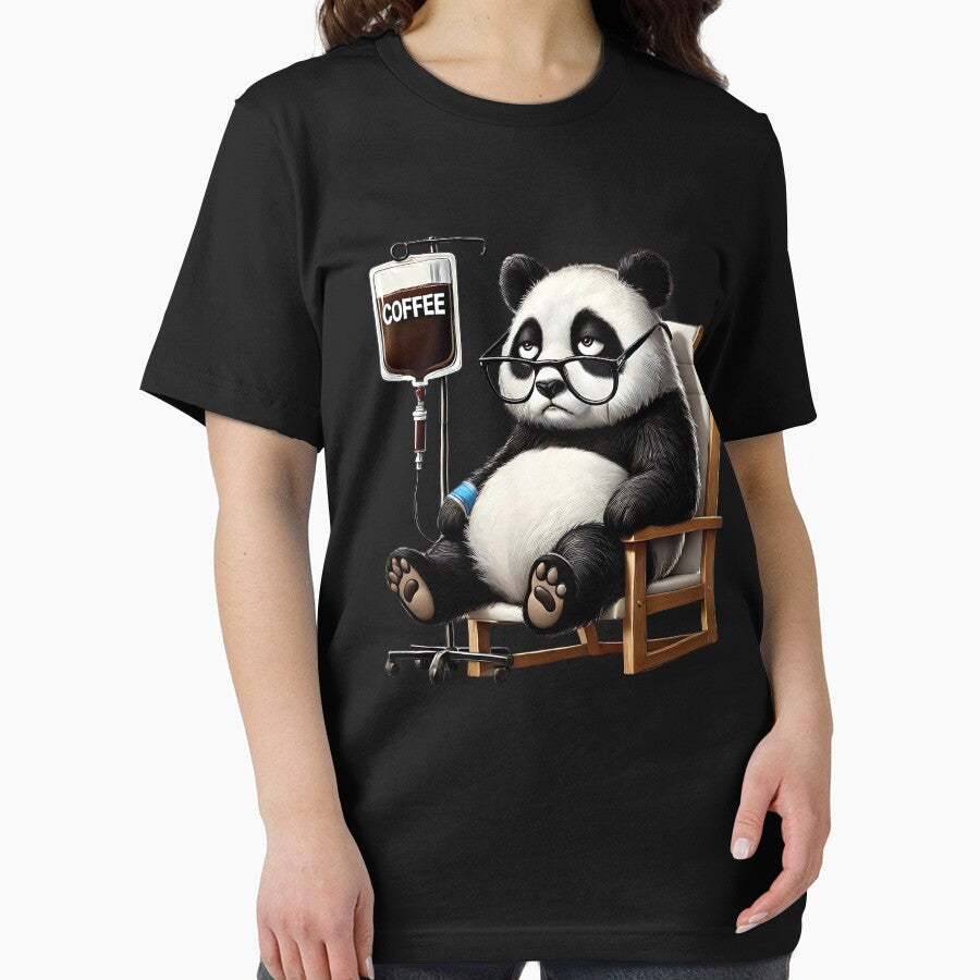 Funny Panda IV Coffee Drink Animal Lover Kimberley King Art King Art T-Shirts, Hoodie, Sweatshirt