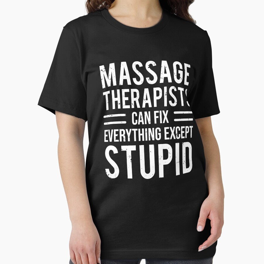 Funny Massage Therapists Stupid Sarcasm T-shirt by zcecmza Hoodie, Sweatshirt | BlankRebels.com (Image 2)