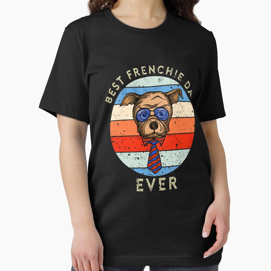 Best Frenchie Dad Ever: Cute Vintage Design for French Bulldog Owner, Lover by Simoakn T-Shirts, Hoodie, Sweatshirt (Image 2)