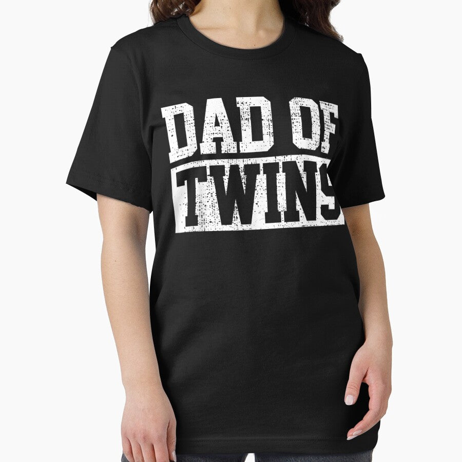 Twins Twin Dad Baby Tee Vintage by JWArtStudio Hoodie, Sweatshirt | BlankRebels.com (Image 2)
