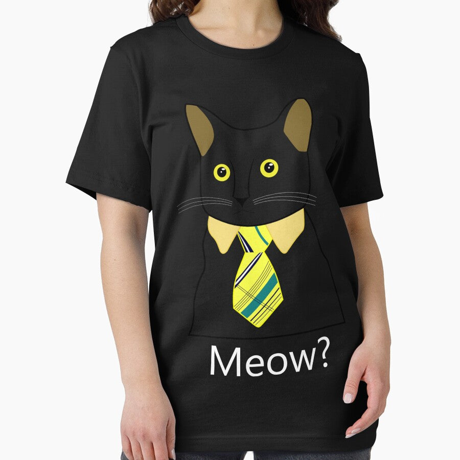Black Business Cat Kitten With Yellow Tie by AntwoneStudio T-Shirts, Hoodie, Sweatshirt | BlankRebels.com (Image 2)