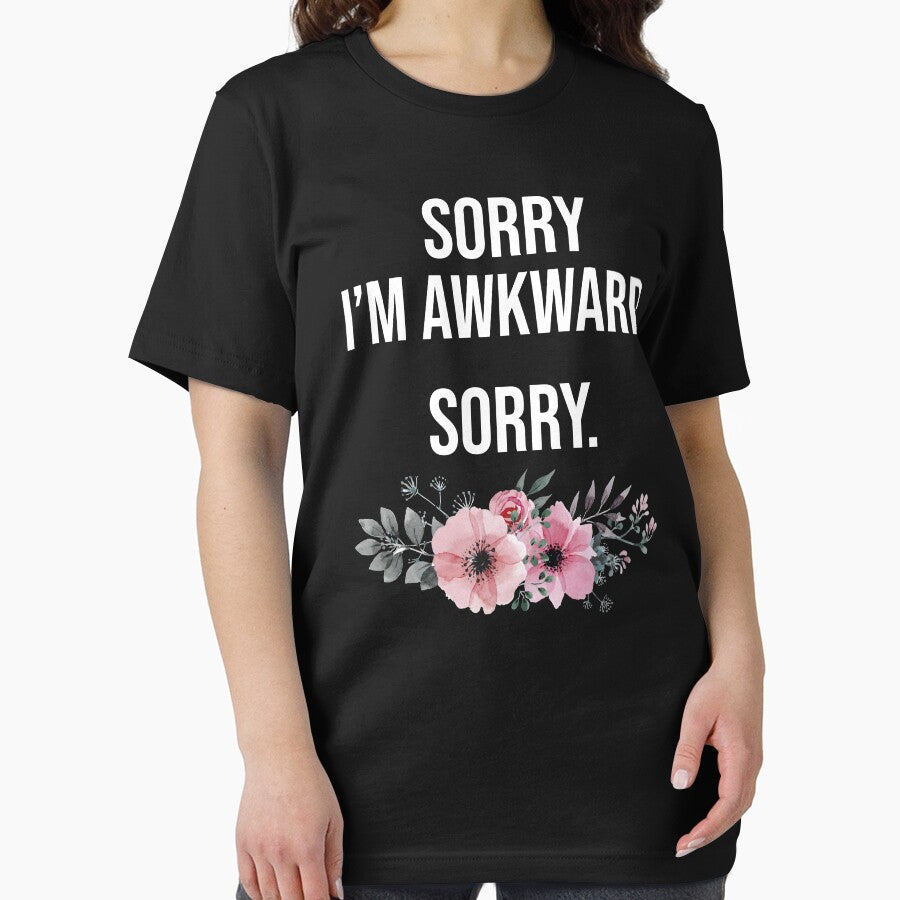 Sorry I'm Awkward Sorry Sarcastic Meme Quote by Nizar Designs T-Shirts, Hoodie, Sweatshirt | BlankRebels.com (Image 2)