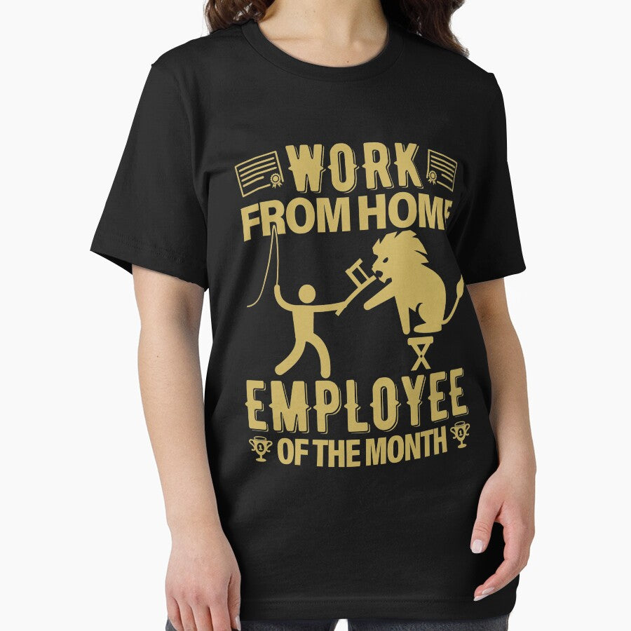 Work From Home Employee Of The Month Not Fun by GravitiTees T-Shirts, Hoodie, Sweatshirt | BlankRebels.com (Image 2)