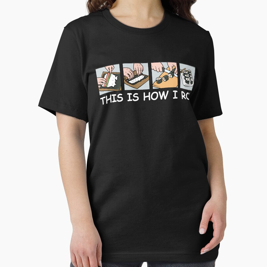 Sushi Lover Gift This Is How I Roll Tshirt Men Women Sushi by DSWShirts Hoodie, Sweatshirt | BlankRebels.com (Image 2)