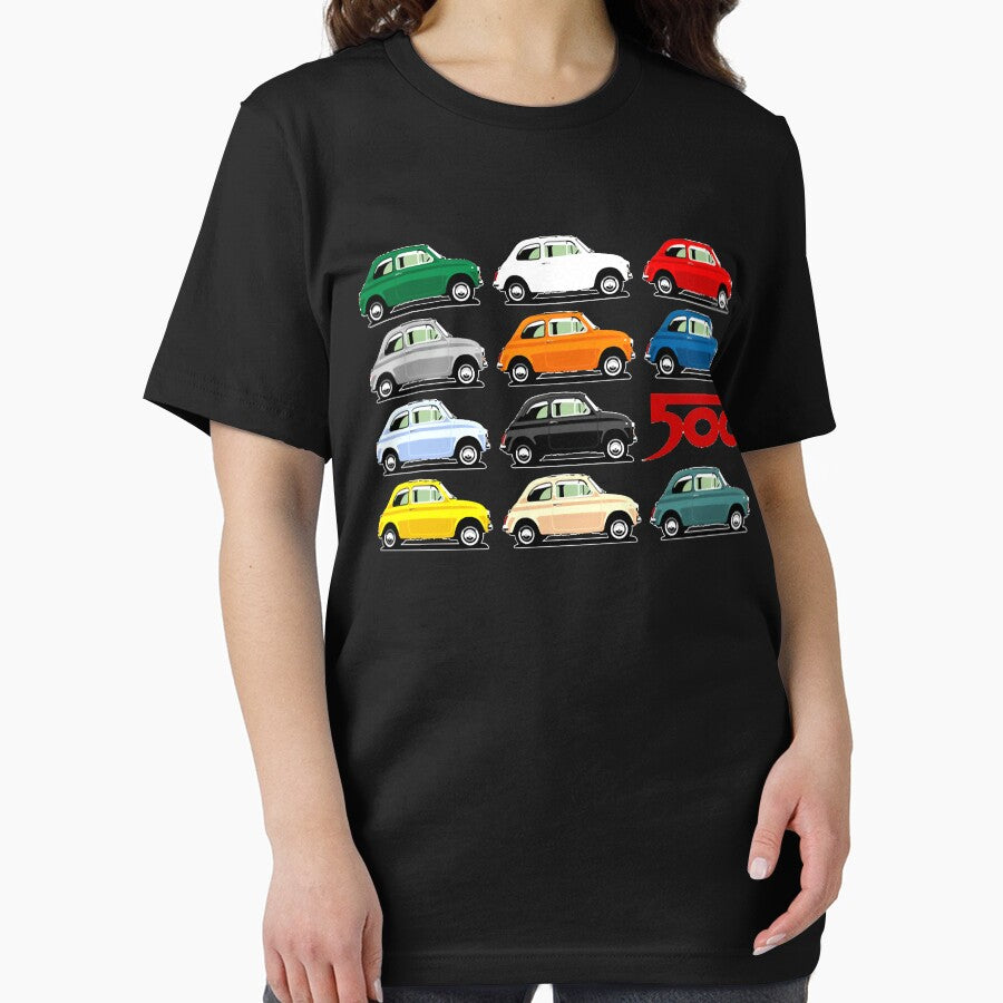 Fiat 500 Side View Classic Shirt  Hoodie  2 Classic T Shirt by TiffanyCar Sweatshirt | BlankRebels.com (Image 2)
