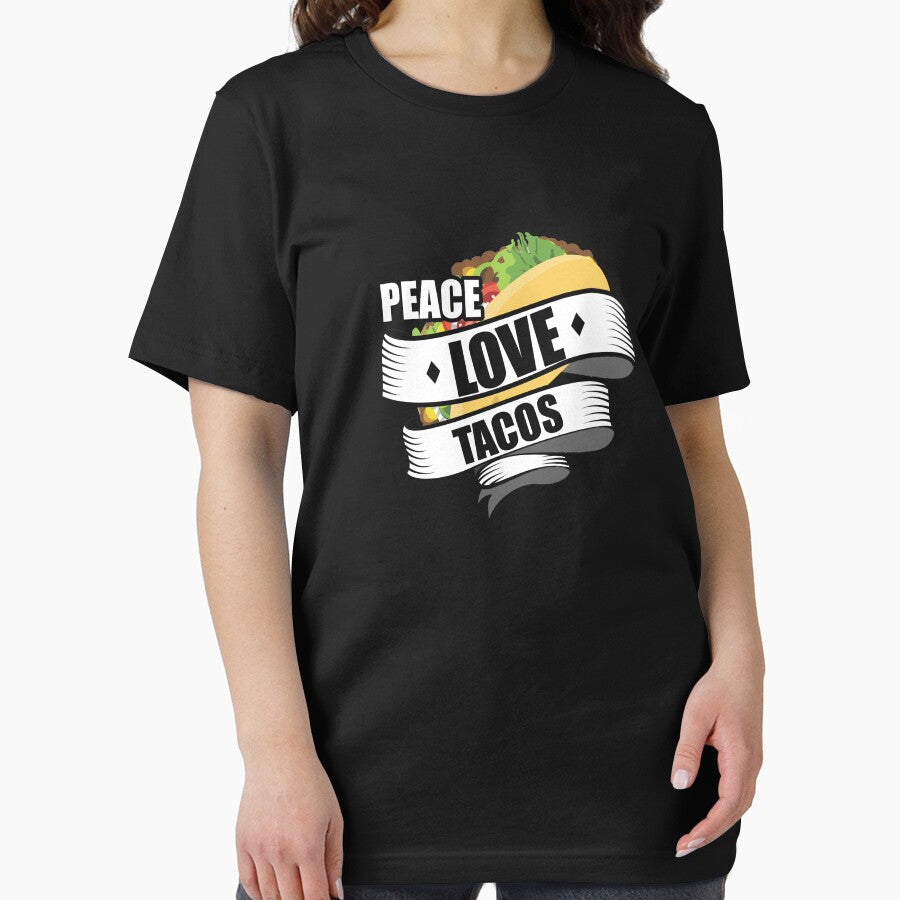 Cute & Funny Peace Love Tacos by perfectpresents T-Shirts, Hoodie, Sweatshirt | BlankRebels.com (Image 2)