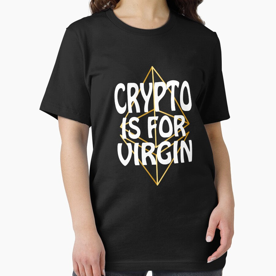 Crypto Is for Virgins Funny Digital Currency Bitcoin by CoolButFunny T-Shirts, Hoodie, Sweatshirt | BlankRebels.com (Image 2)