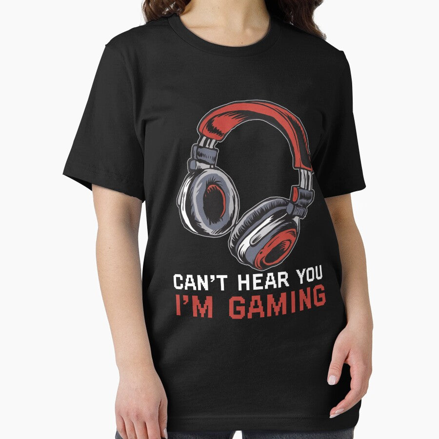 Can't Hear You I'm Gaming Classic Art Videogame Playing Game For Men Women by Barros1164