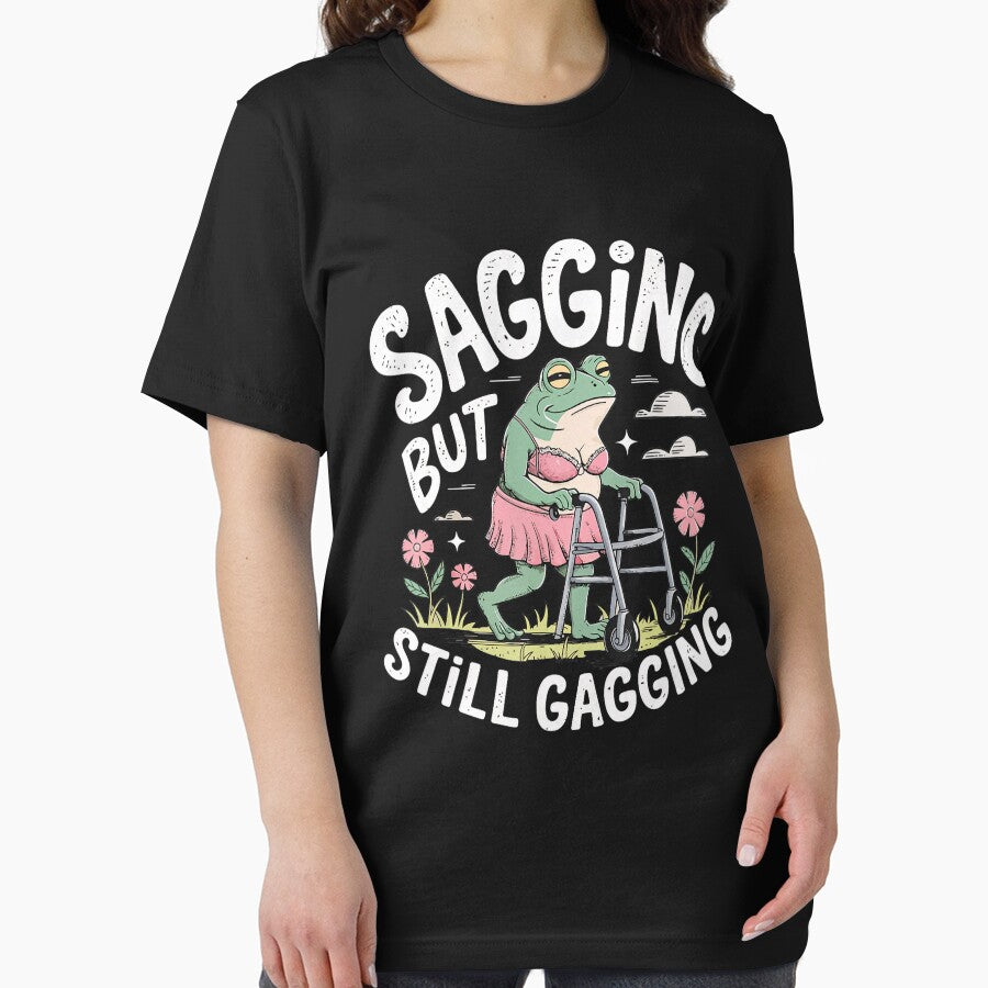 Sagging But Still Gagging Funny Frog Meme by Galactic-Sketch T-Shirts, Hoodie, Sweatshirt | BlankRebels.com (Image 2)