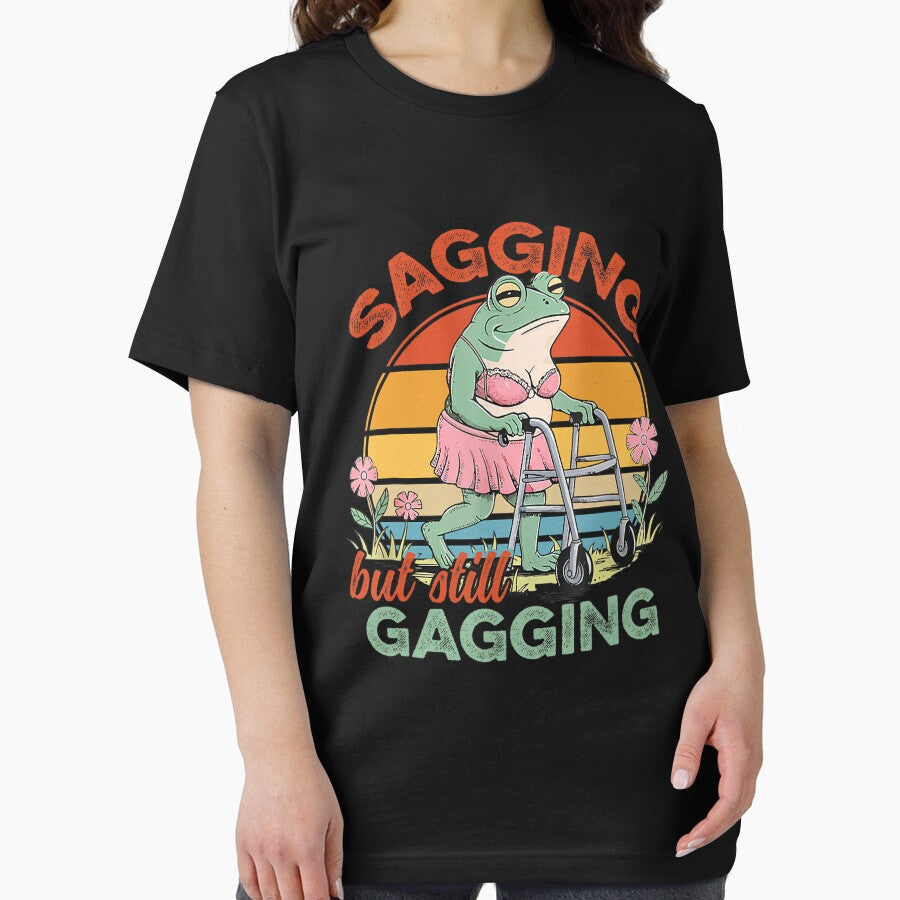 Mens Womens Sagging But Still Gagging Funny by DreamyNature T-Shirts, Hoodie, Sweatshirt | BlankRebels.com (Image 2)