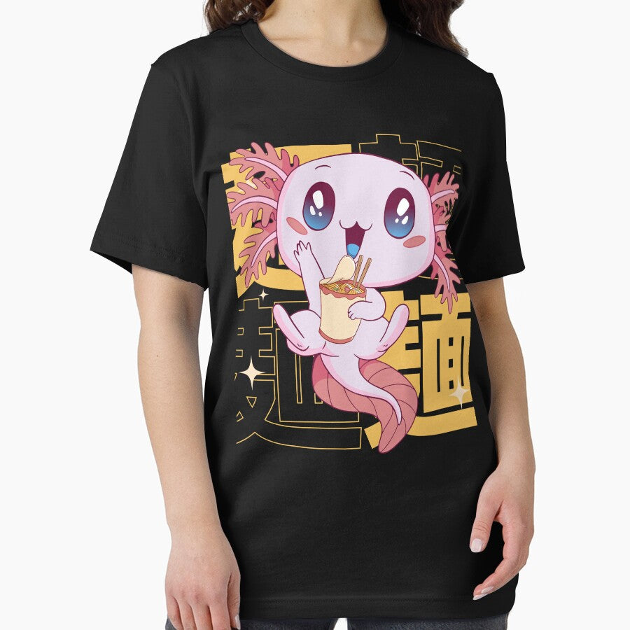 Kawaii Axolotl Aesthetic Japanese Anime by MrEddie10 T-Shirts, Hoodie, Sweatshirt | BlankRebels.com (Image 2)