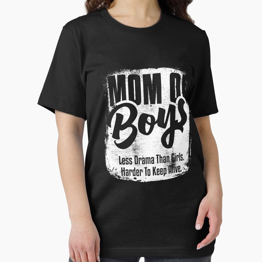 Mom Of Boys Less Drama by Kieran Abbott T-Shirts, Hoodie, Sweatshirt | BlankRebels.com (Image 2)