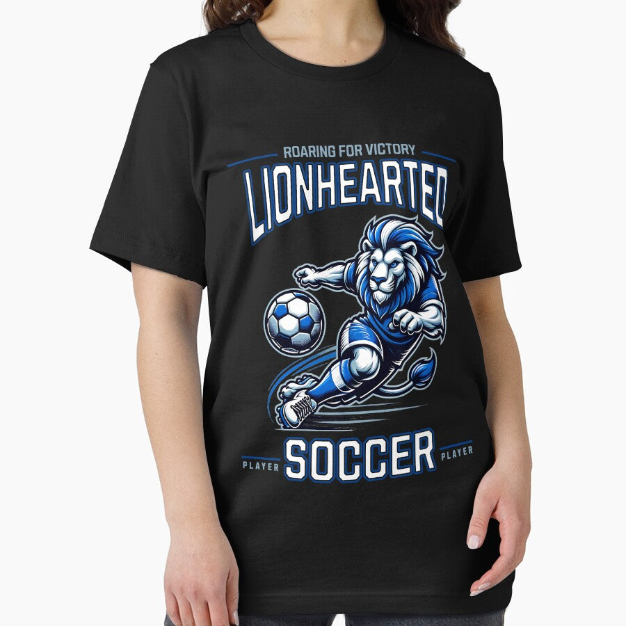 Lionhearted Soccer Player by RockBeeDesigns