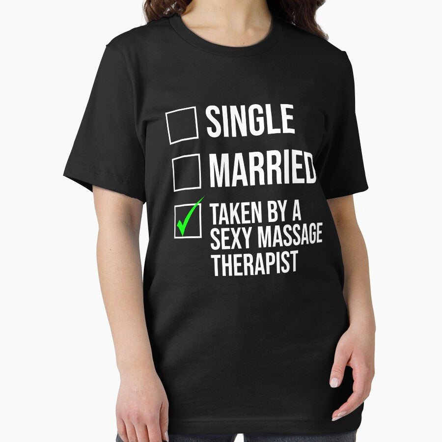 Single Married Taken By Massage Therapist T-shirt by zcecmza Hoodie, Sweatshirt | BlankRebels.com (Image 2)