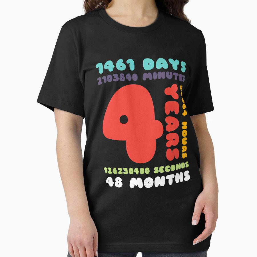 4 Years Birthday Gift Girl Boy Party by MooonTees T-Shirts, Hoodie, Sweatshirt | BlankRebels.com (Image 2)