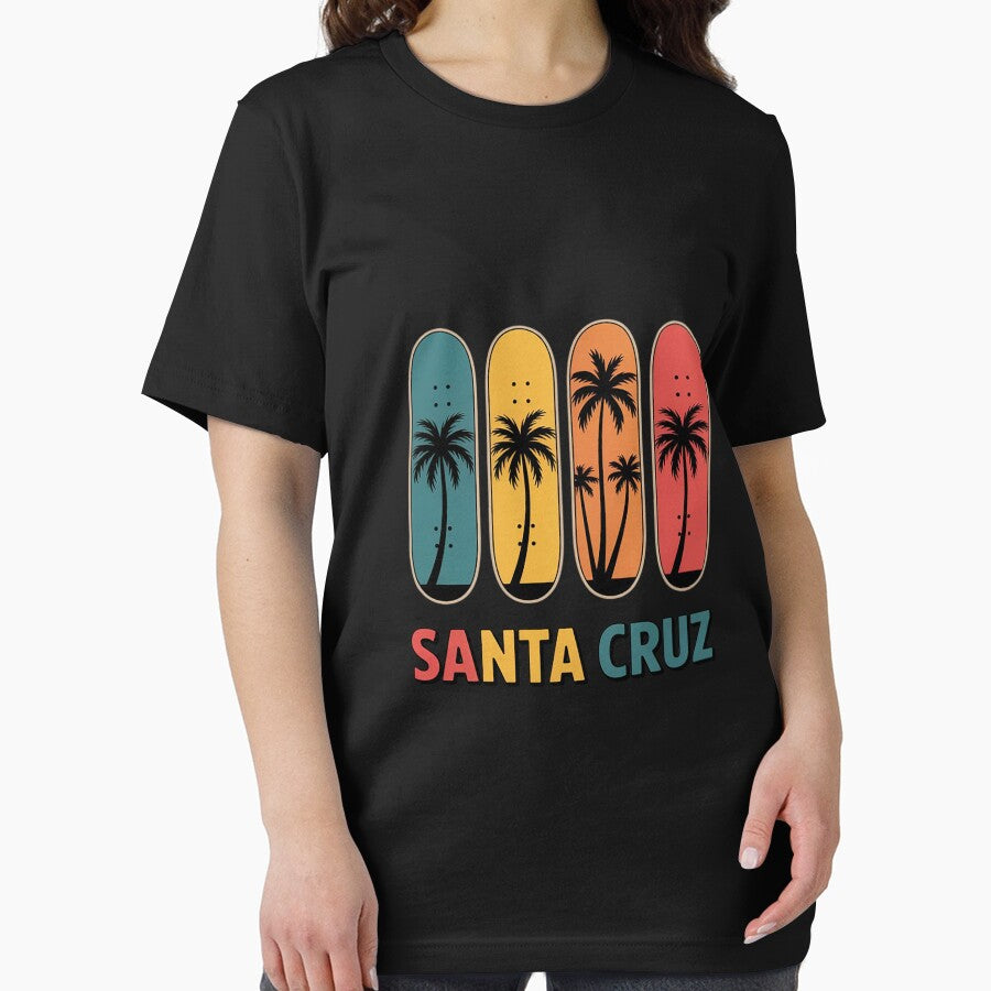 Skateboard Graphic Santa Cruz by Silicula T-Shirts, Hoodie, Sweatshirt | BlankRebels.com (Image 2)