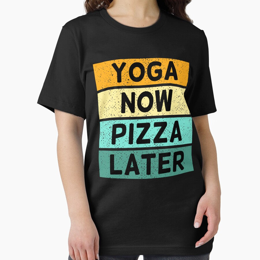 Yoga Now Pizza Later by Piztees T-Shirts, Hoodie, Sweatshirt | BlankRebels.com (Image 2)