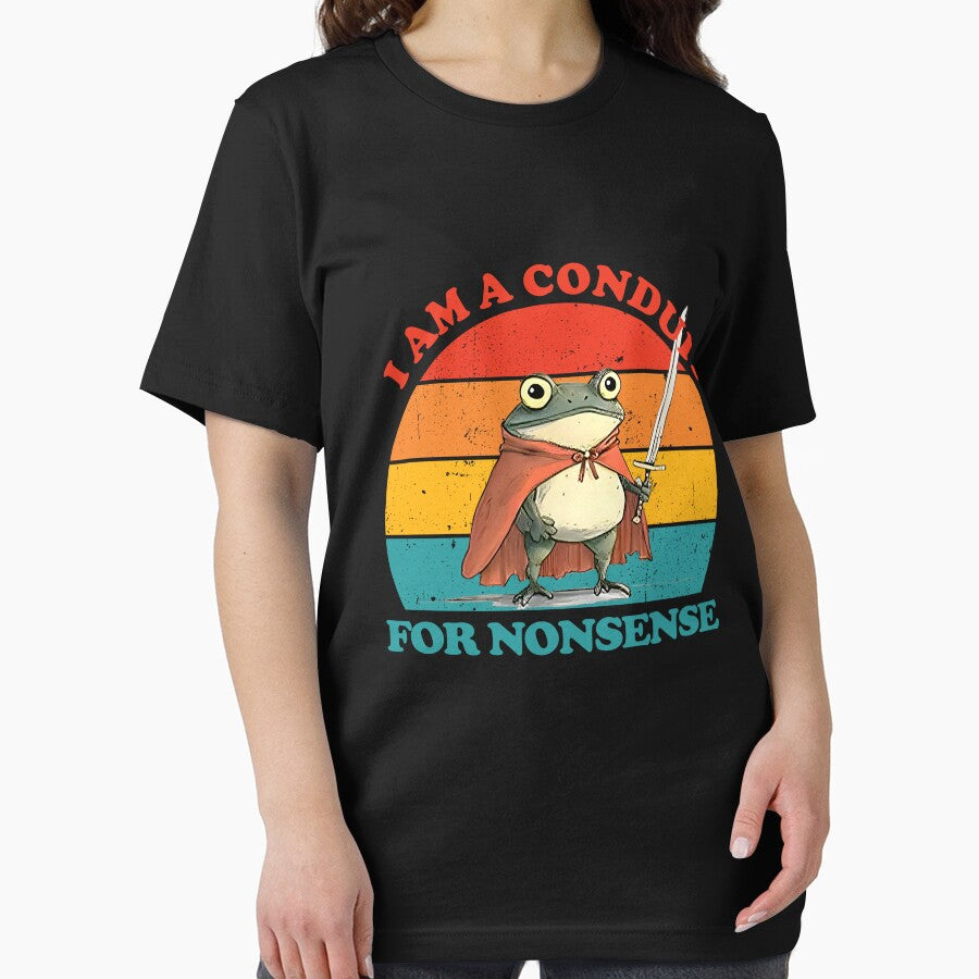 I Am Conduit Nonsense Funny Frog Vintage T-Shirts, Hoodie, Sweatshirt