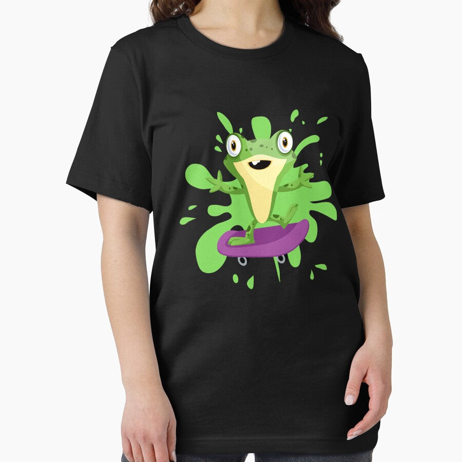 Frog on skateboard by dineshv T-Shirts, Hoodie, Sweatshirt | BlankRebels.com (Image 2)