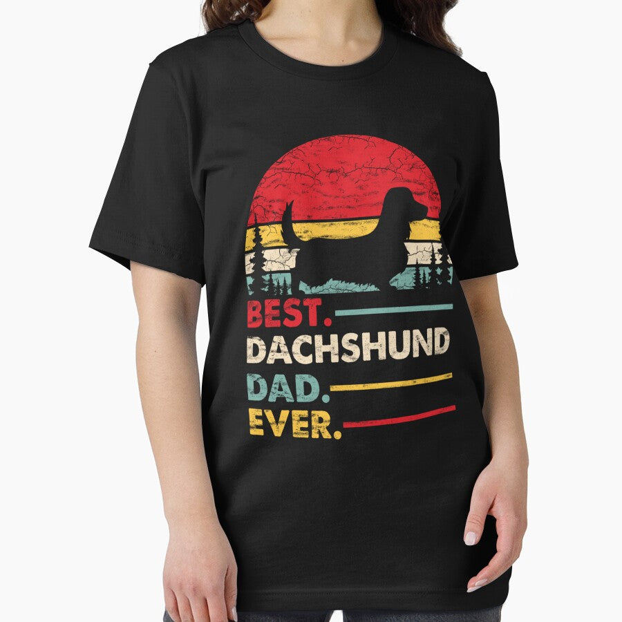 Long Haired Dachshund - Best Dad Ever by HilllBernadine T-Shirts, Hoodie, Sweatshirt | BlankRebels.com (Image 2)