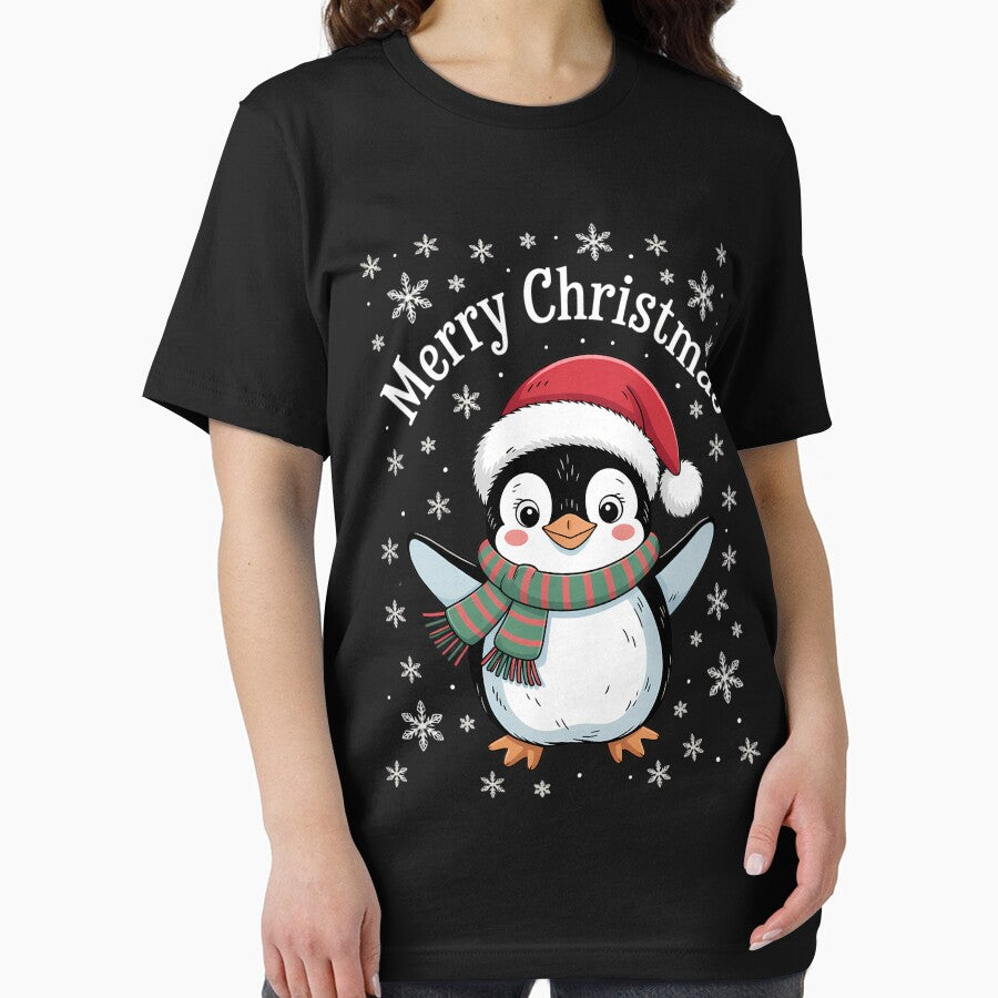 Merry Christmas Penguin Cute Santa Winter Holiday by Sea4Adventures T-Shirts, Hoodie, Sweatshirt | BlankRebels.com (Image 2)