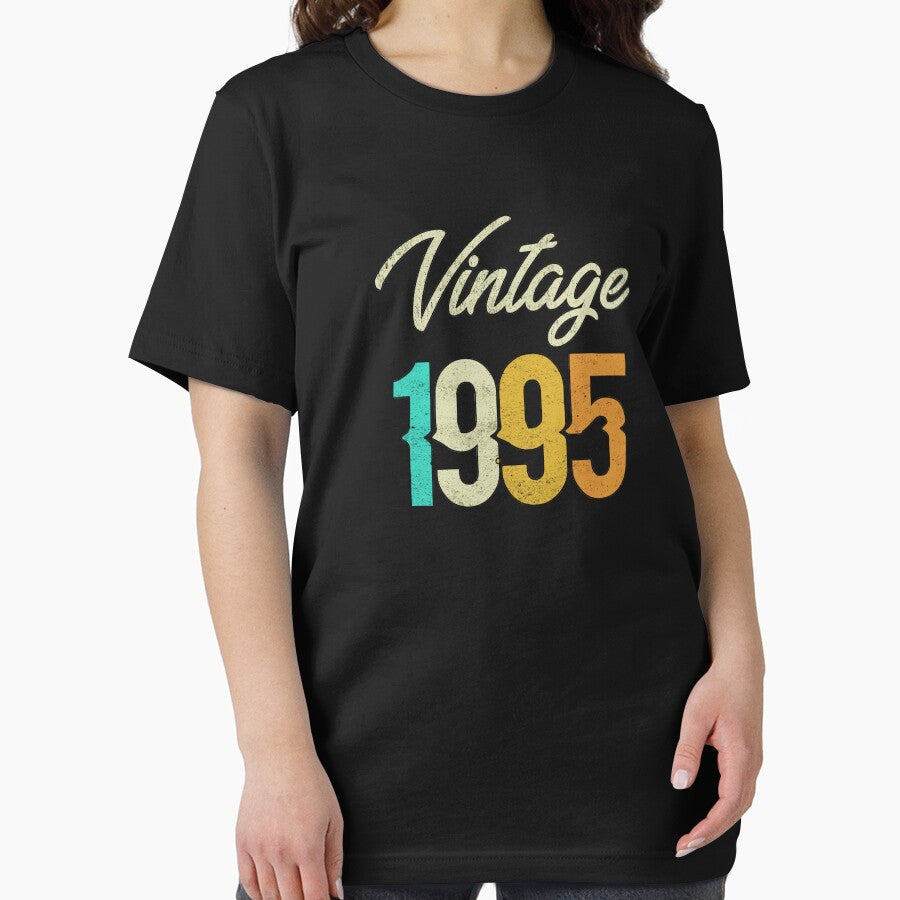 Born In 1995 25th Birthday Gift Retro 25 Years Old by ayyoubdz T-Shirts, Hoodie, Sweatshirt | BlankRebels.com (Image 2)