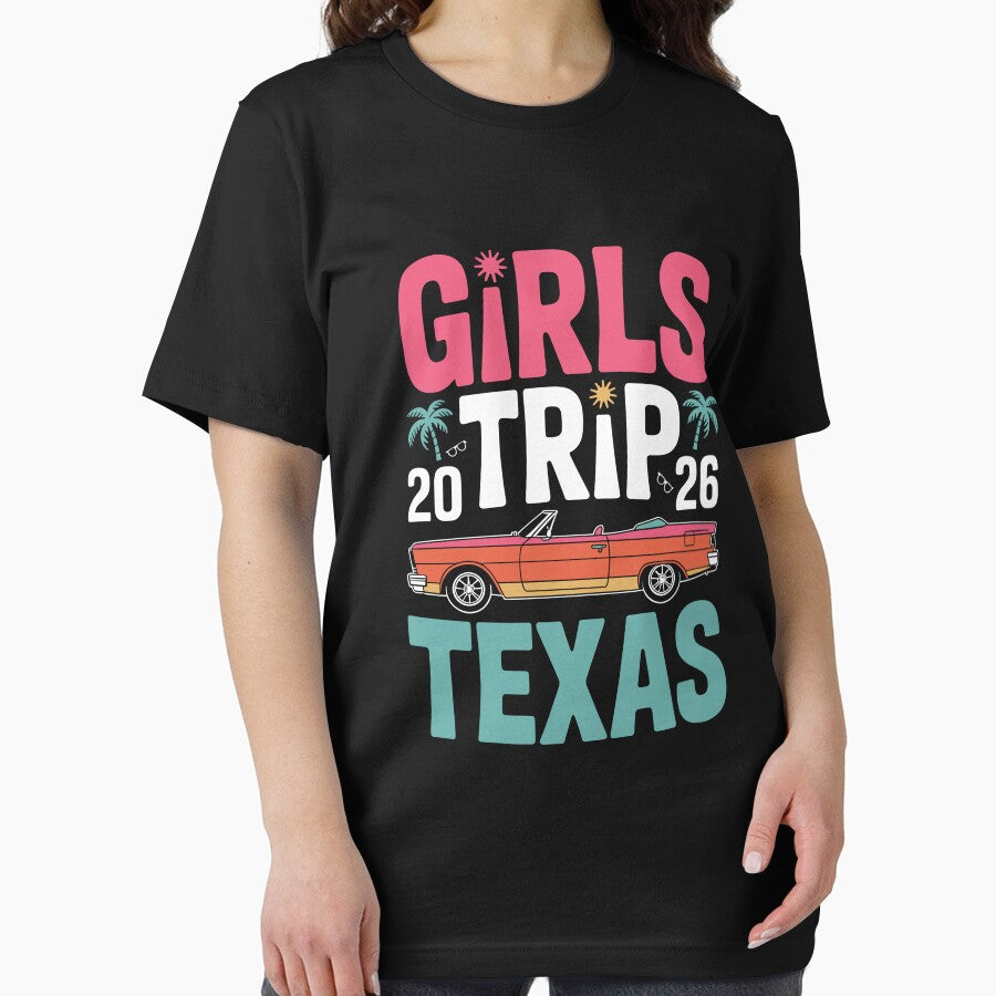 Girls Trip 2026 Texas Travel Funny Outfit by LASTMAY T-Shirts, Hoodie, Sweatshirt | BlankRebels.com (Image 2)