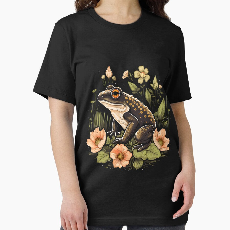 Cottagecore Frog Playing Banjo by anass002 T-Shirts, Hoodie, Sweatshirt | BlankRebels.com (Image 2)
