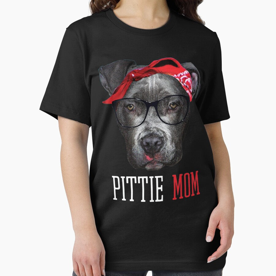 Pittie Mom Pitbull Dog Lovers Mothers Day Gift Hoodie Women by MichelleArtsy T-Shirts, Sweatshirt | BlankRebels.com (Image 2)