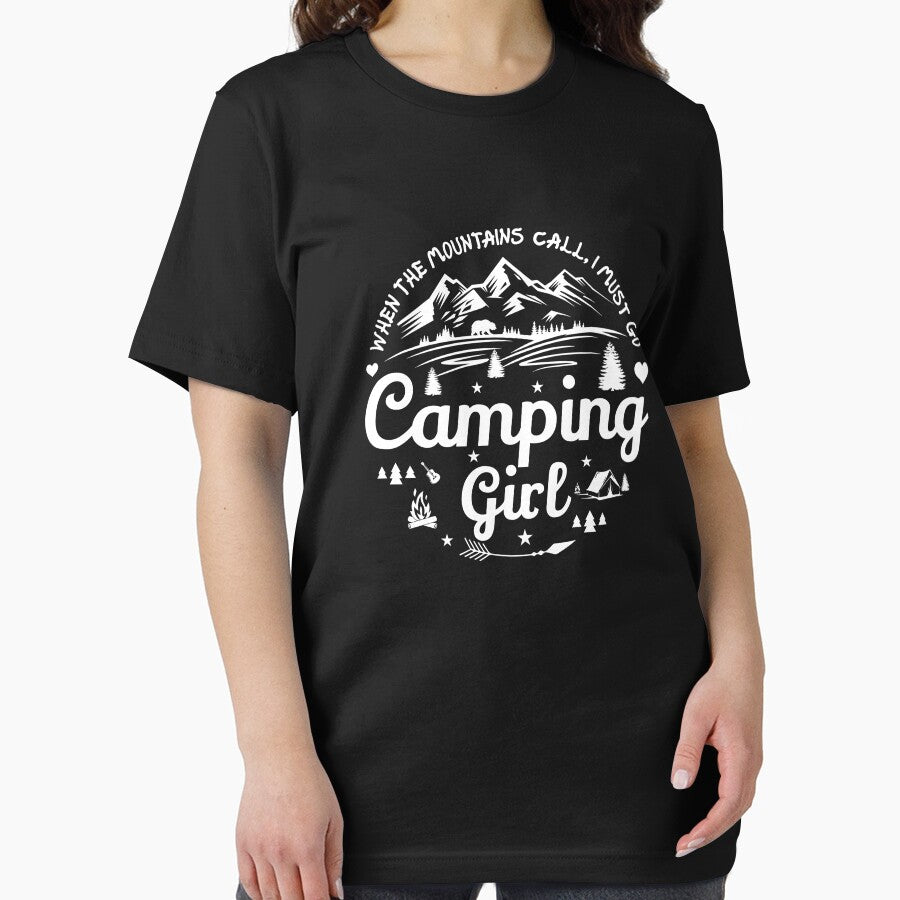 Camping Girl T-Shirts, Hoodie, Sweatshirt