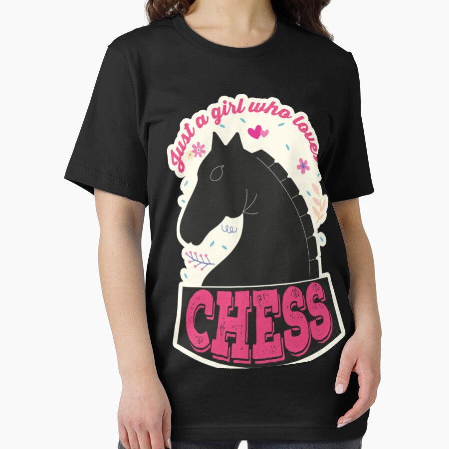 Just A Girl Who Loves Chess. Perfect Funny Chess Girls and Lovers Gift Idea, Retro Vintage by LuraLynda... (Image 2)