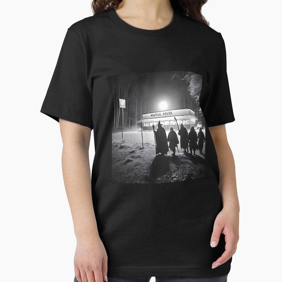 Fellowship At Waffle House Lord Of The Rings Parody by DexertimaArt T-Shirts, Hoodie, Sweatshirt | BlankRebels.com (Image 2)