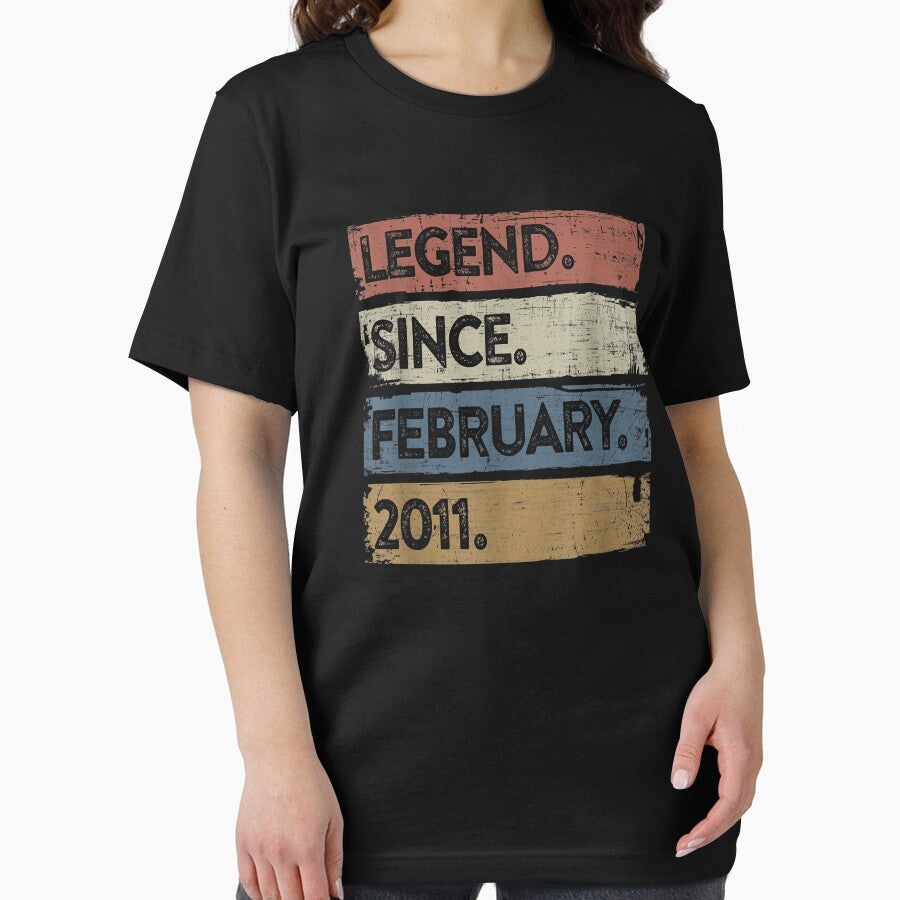 Legend Since February 2011 11th Birthday 11 Years Old Boy by PrincessBrogan T-Shirts, Hoodie, Sweatshirt (Image 2)