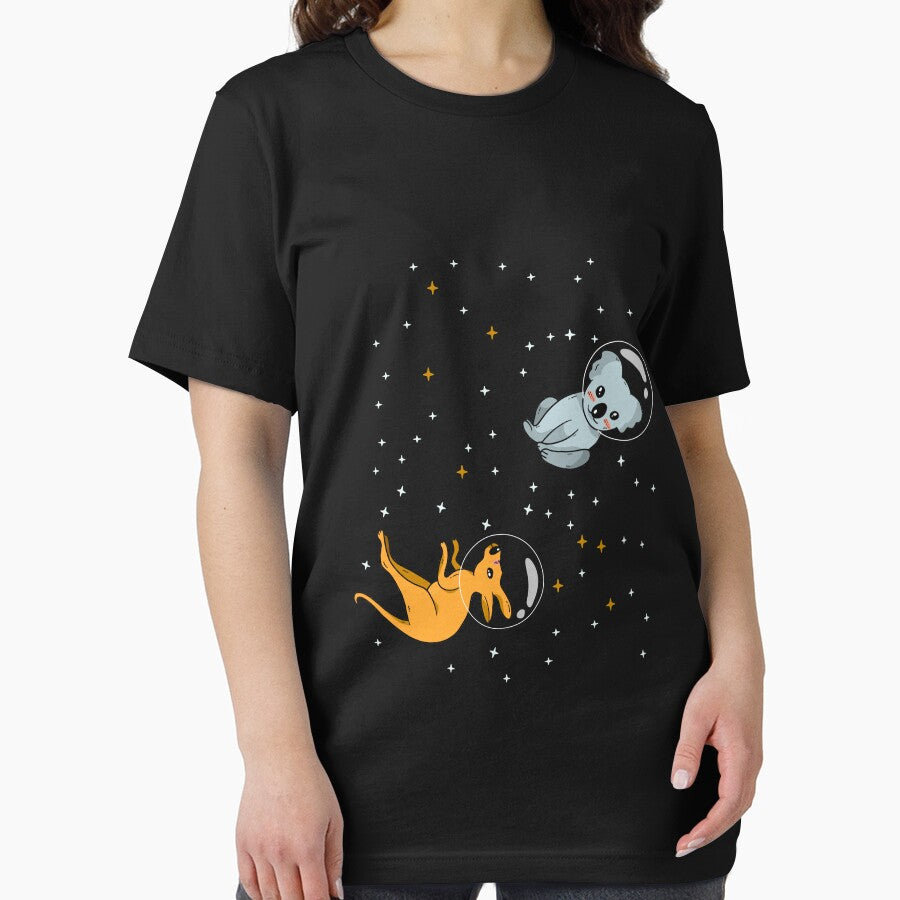 Kangaroo Koala Australia Astronaut Space by Ibu83 T-Shirts, Hoodie, Sweatshirt | BlankRebels.com (Image 2)