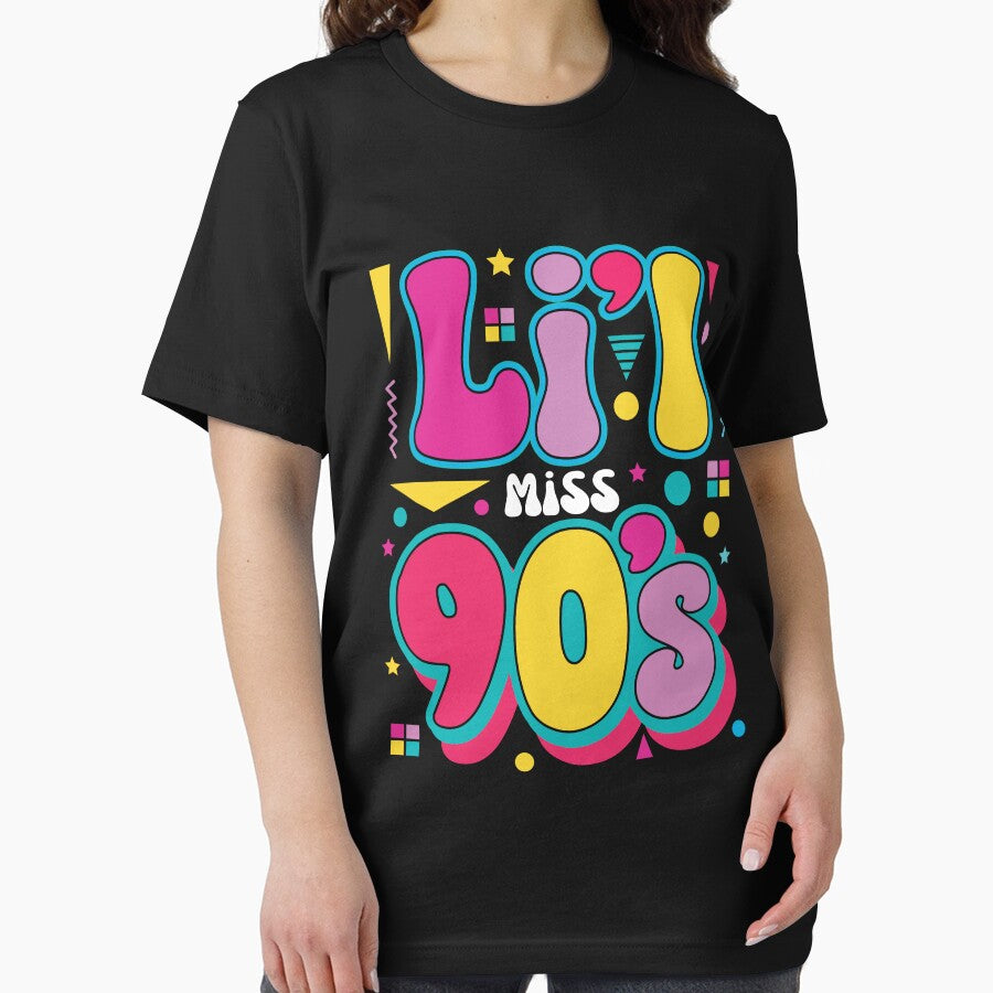 Li'l Miss 90's Retro Nineties Girl Love The 1990s by GravitiTees T-Shirts, Hoodie, Sweatshirt | BlankRebels.com (Image 2)