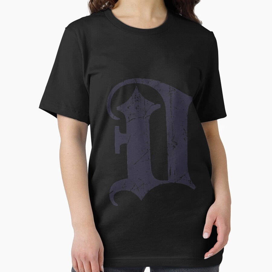 Dark Grunge Monogram Letter "D" Blackletter by SunnyStreet T-Shirts, Hoodie, Sweatshirt | BlankRebels.com (Image 2)