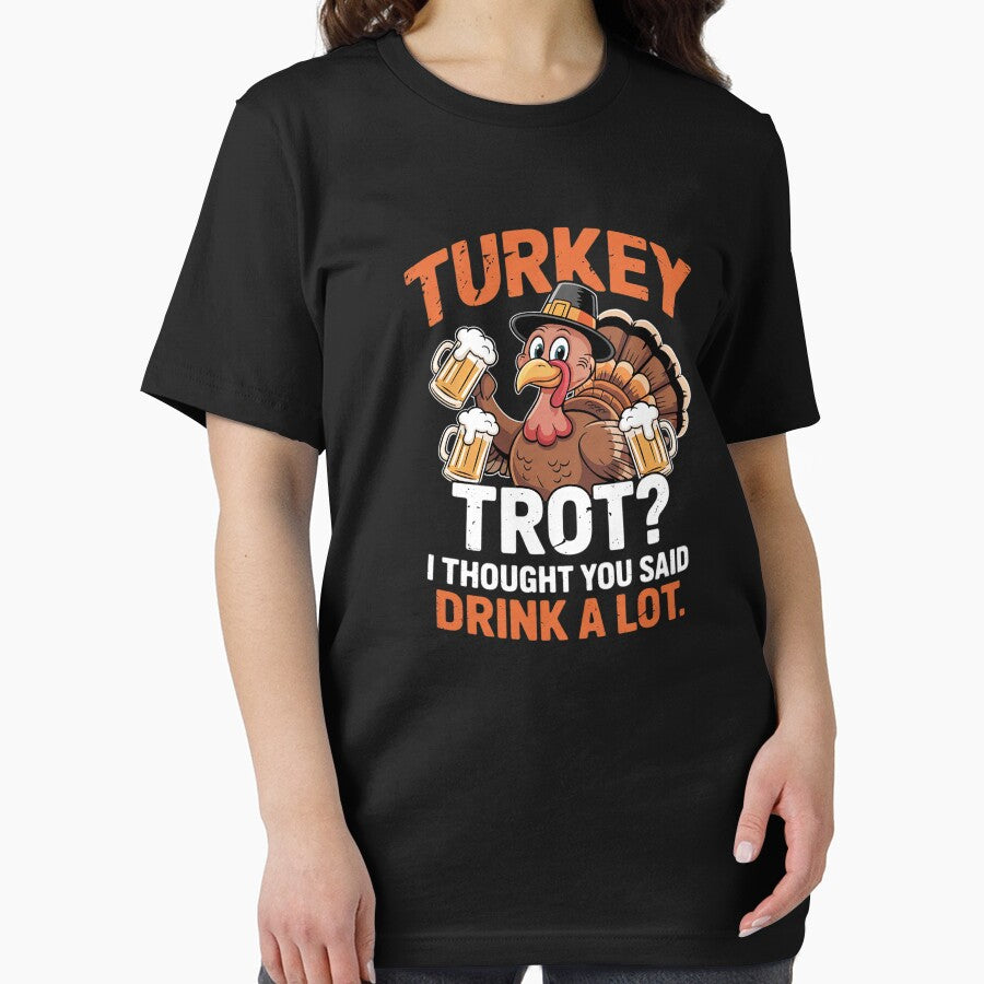 Turkey Trot Squad Running Drinking Matching Thanksgiving2 by SyntaxClaw T-Shirts, Hoodie, Sweatshirt (Image 2)