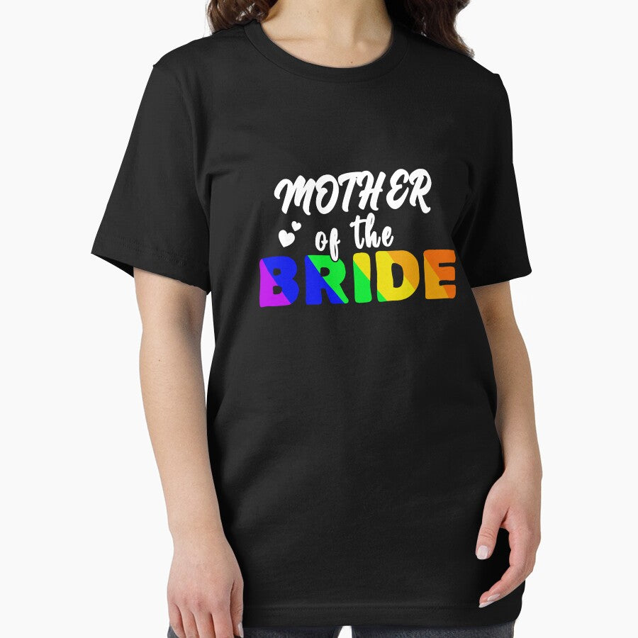 lgbtq wedding rainbow mother of the bride by Tropoid T-Shirts, Hoodie, Sweatshirt | BlankRebels.com (Image 2)
