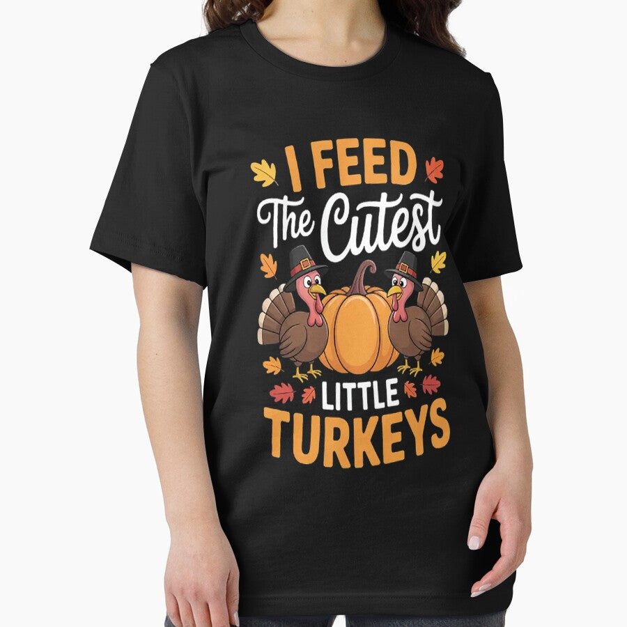Lunch Lady Thanksgiving I Feed The Cutest Little Turkeys by brinbotty T-Shirts, Hoodie, Sweatshirt (Image 2)