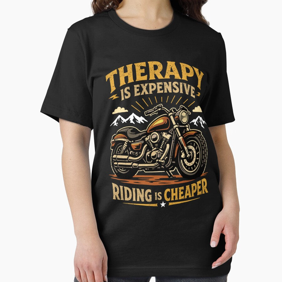 Riding Is Cheaper Than Therapy by EnergyMArt T-Shirts, Hoodie, Sweatshirt | BlankRebels.com (Image 2)
