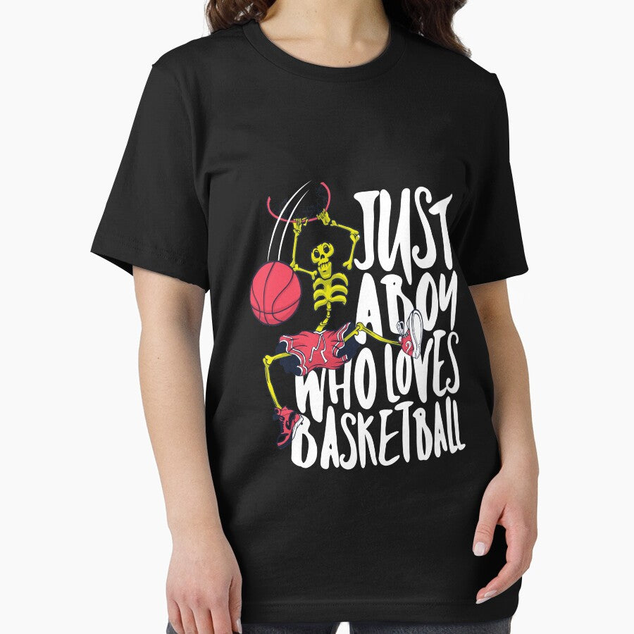 Just A Boy Who Loves Basketball by Ibu83 T-Shirts, Hoodie, Sweatshirt | BlankRebels.com (Image 2)