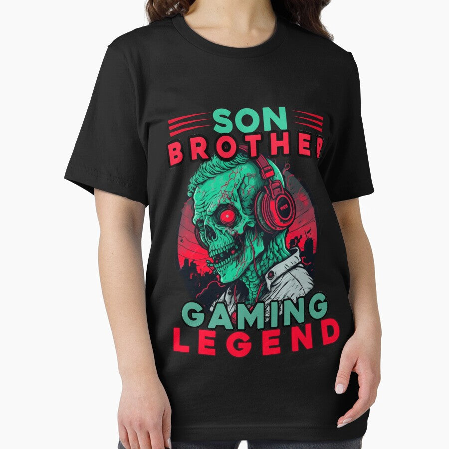Son Brother Gaming Legend Zombie Gamer T-Shirt by MKBgdesign Hoodie, Sweatshirt | BlankRebels.com (Image 2)