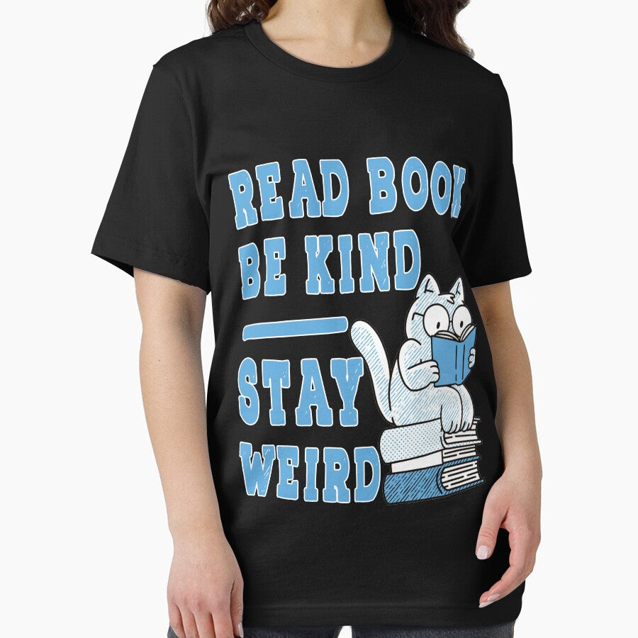 Funny Book Lover Cute Cat Reading Book Kitten Reading book Reader Bookish Cat by MediTees T-Shirts, Hoodie,... (Image 2)